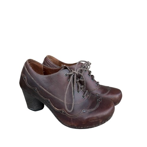 Dansko brown leather lace - brown,