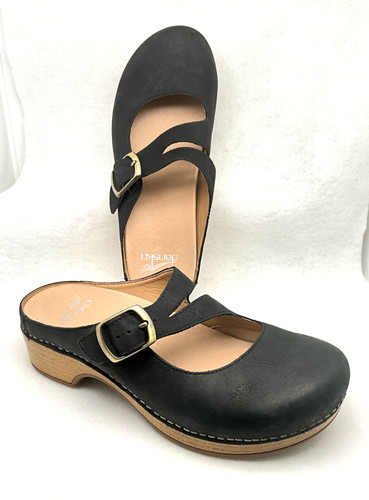 Dansko britney black nubuck - dansko,