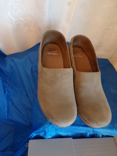 Dansko taupe slip mules - dansko,